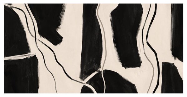 Quadro su tela – Forme minimaliste in bianco e nero