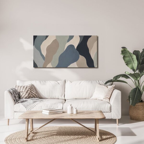Quadro su tela – Astratto moderno nei toni naturali