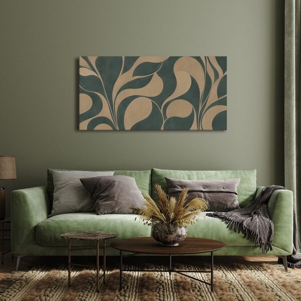 Quadro su tela – Forme organiche di foglie
