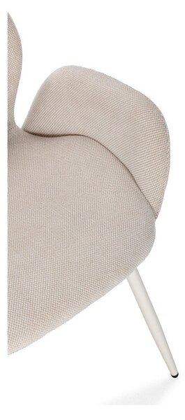 Set di sedie da pranzo beige in imbottito 2 pz Ansu – Marckeric