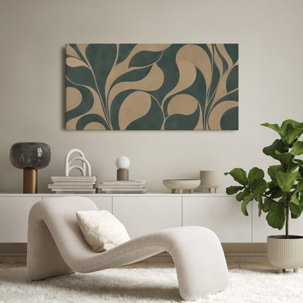 Quadro su tela – Forme organiche di foglie