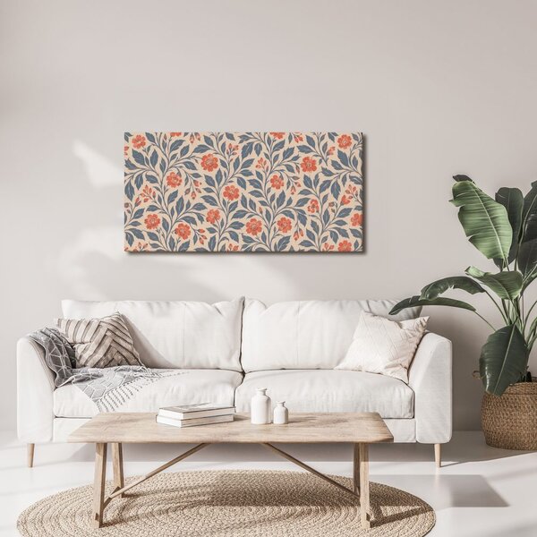 Quadro su tela – Ornamento floreale vintage