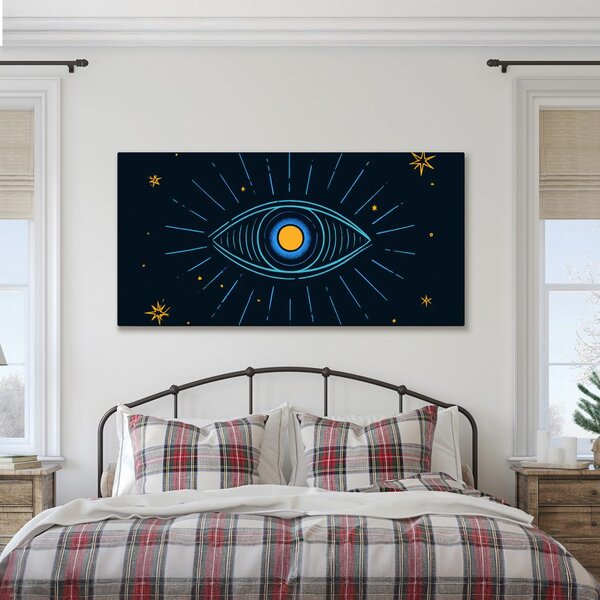 Quadro su tela – Occhio cosmico luminoso