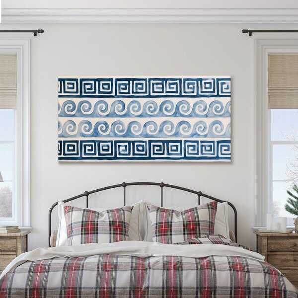 Quadro su tela – Spirali marinare in blu