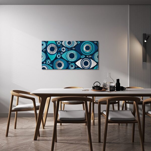 Quadro su tela – Cerchi ipnotici e occhi