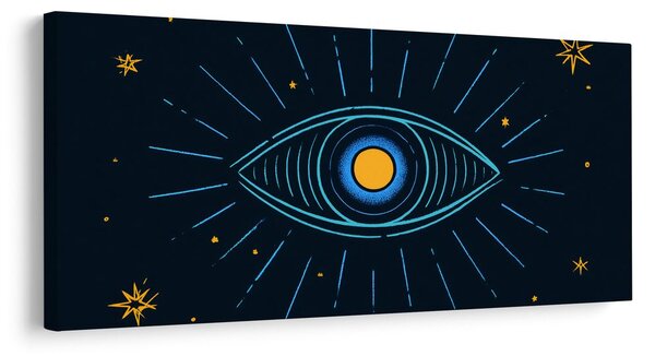 Quadro su tela – Occhio cosmico luminoso