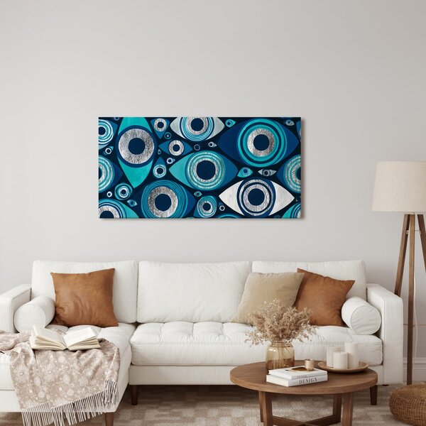Quadro su tela – Cerchi ipnotici e occhi