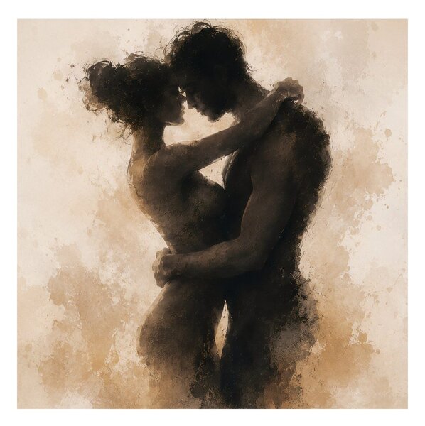Quadro su tela – Romantica fusione di due anime