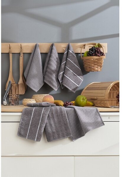 Set di strofinacci in cotone 6 pz 30x50 cm Sofya – Foutastic