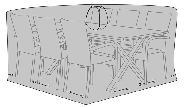 Copertura protettiva per tavolo da giardino 235x155x95 cm - House Nordic