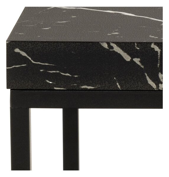 Tavolino con piano in marmo 40x40 cm Barossa - Actona