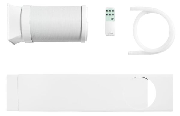 Toyotomi Condizionatore Portatile 9000 Btu/h Climatizzatore con Pompa di Calore Classe A Funzione Deumidificatore con Wi-Fi e Telecomando colore Bi