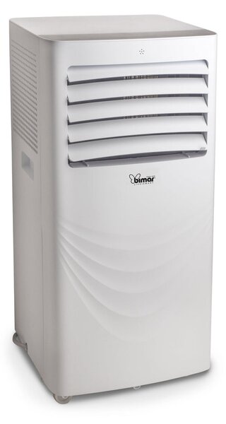 Bimar Condizionatore Portatile 12000 Btu/h Climatizzatore con Pompa di Calore Classe A Funzione Deumidificatore con Wi-Fi Telecomando e Timer color