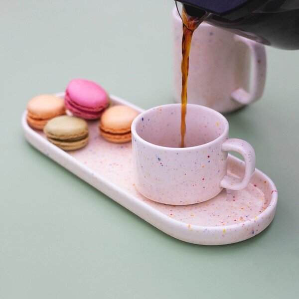 Tazzina beige in porcellana 170 ml Fika – ONA