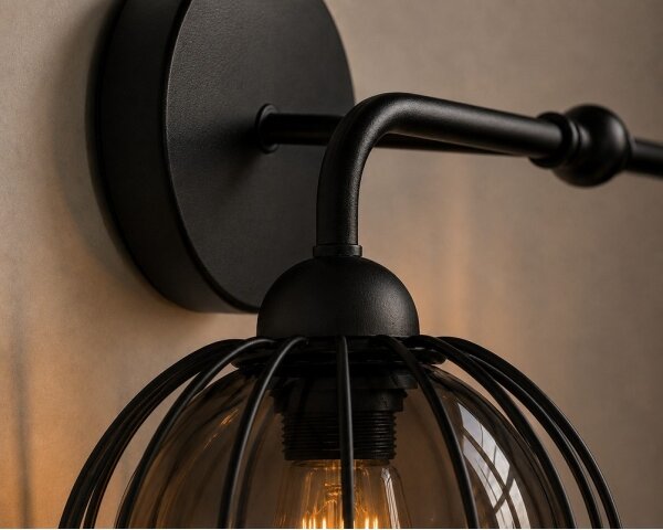 Applique SOLO BLACK 2xE27/60W/230V