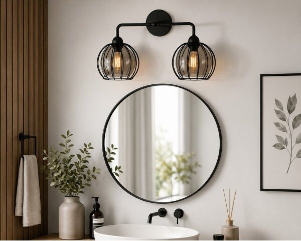 Applique SOLO BLACK 2xE27/60W/230V