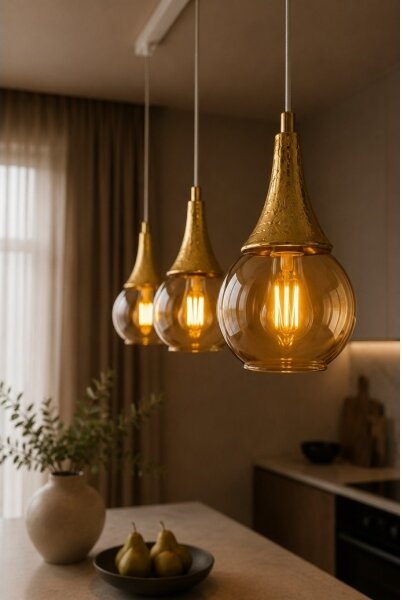 Lampadario a sospensione con filo LACRIMA WHITE 3xE27/60W/230V