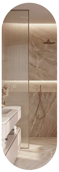 Specchio LED da parete MOL-OV – 150x50 cm