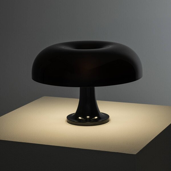 Artemide Lampada da tavolo Nessino, Nero, Soggiorno / Sala da pranzo, Plastica, Design, Lampada da tavolo