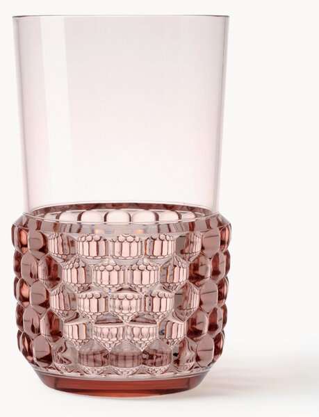 Set di 4 bicchieri con motivo in rilievo Jellies