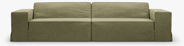 Divano modulare 4 posti Jodie con copertura in tessuto Lins – L244 cm