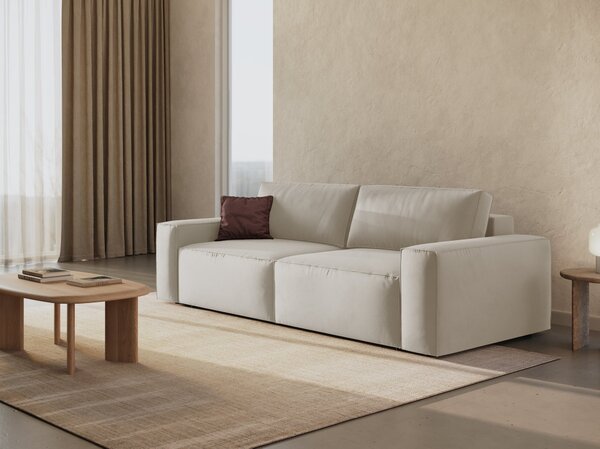 Divano letto Jodie 3 posti in velluto – L247 cm