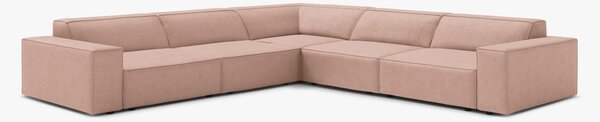 Divano angolare modulare simmetrico Jodie in bouclé Baloo – L283 cm