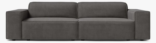 Divano modulare Jodie 3 posti in velluto – L204 cm