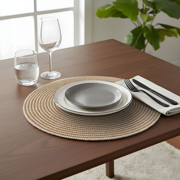 Tovaglietta in tessuto ø 38 cm Othello – douceur d'intérieur