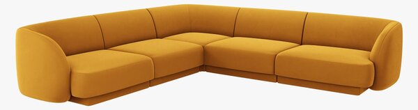 Divano modulare panoramico Miley in velluto – L255 cm