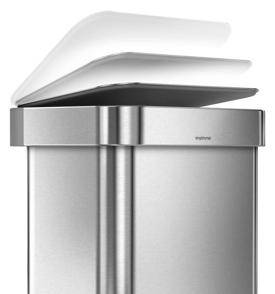 Bidone a pedale in acciaio inox 45 l - simplehuman