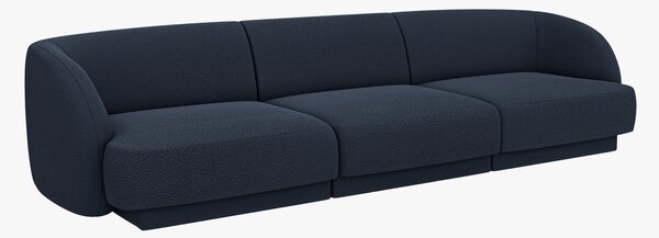 Divano modulare Miley 3 posti in tessuto Bouclé Baloo – L255 cm