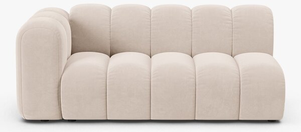 Modulo divano 3 posti Lupine con bracciolo in velluto Venus – L175 cm