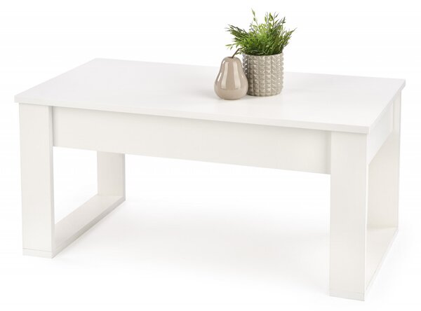 Tavolino da caffè rettangolare Nea bianco – 110×60 cm