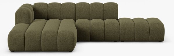 Divano angolare Lupine in tessuto chenille – L299 cm