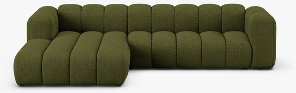 Divano angolare Lupine in bouclé – L290 cm