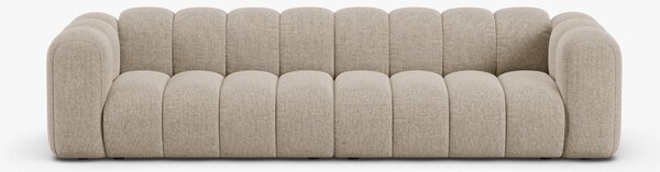 Divano Lupine 4 posti in tessuto chenille – L290 cm