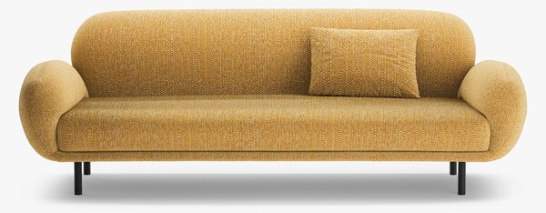 Divano Poppy 3 posti in tessuto chenille – 208x72x82 cm