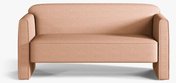 Divano Abby 2 posti in tessuto strutturato – 140x80x69 cm