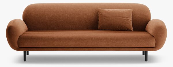 Divano Poppy 3 posti in bouclé Baloo – 208x72x82 cm