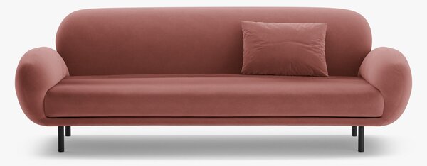 Divano Poppy 3 posti in velluto – 208x72x82 cm