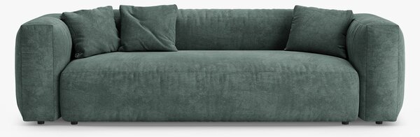 Divano letto Martina 3 posti in velluto – L264 cm