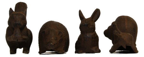 Statuette da giardino in metallo in set da 4 Animals - Esschert Design