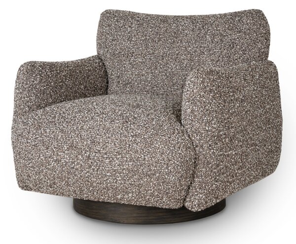Poltrona Shelby marrone/grigio – 94x87x87 cm