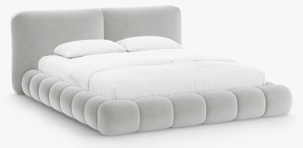 Letto imbottito Solange con contenitore in velluto Magic Velvet – 180x200 cm