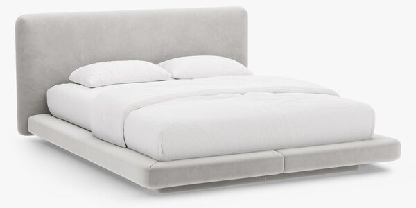 Letto imbottito Linea in velluto Magic Velvet - 200x200 cm
