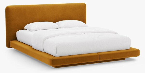 Letto imbottito Linea in velluto Magic Velvet - 180x200 cm