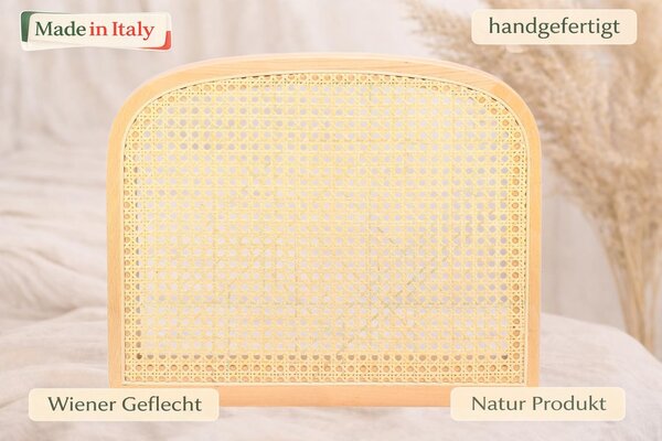 Pemora Seduta per sedia a sbalzo con impagliato viennese JENA; colore: naturale