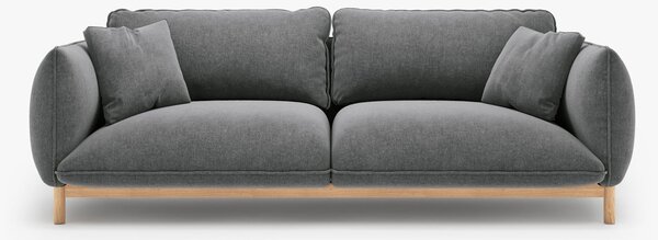 Divano Ada 3 posti in tessuto strutturato – 208x101x78 cm