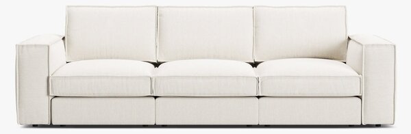 Divano Pola 4 posti in tessuto strutturato – 284x103x88 cm